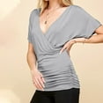 thumbnail image 3 of Giftesty Womens T Shirts Short Sleeve Shirts V-Neck Tops Summer Casual Lightweight Clothes, 3 of 5