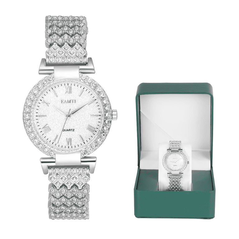 Edward Monkton Women Crystal Quartz Bracelet Watch, Elegant  display picture 1