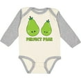 thumbnail image 3 of Inktastic Perfect Pear Couple Funny Fruit Pair Boys or Girls Long Sleeve Baby Bodysuit, 3 of 5