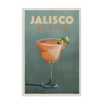 Stupell Industries Jalisco Mexico Cocktail Food & Beverage Painting Wrapped Canvas Art Print Wall Art, 20 x 30