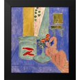 thumbnail image 2 of Vintage Apple Collection 20x22 Black Modern Framed Museum Art Print Titled - matisse_goldfishandsculpture, 2 of 5