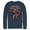 Navy Blue, variant on Men's Star Wars Mind The Rancor Portrait Long Sleeve Shirt Navy Blue Small