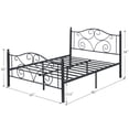 thumbnail image 6 of Katkuca Queen Size Metal Bed Frame with Headboard and Footboard, Mattress Foundation/No Box Spring Needed, Black, 6 of 9