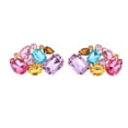 thumbnail image 4 of 2 Pack DIY Crystal /Colorful Rhinestone Shoe Buckle/Removable High s Charms/Bridal Wedding Shoe Decoration - Multifunctional Multicolor, 4 of 8