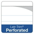 thumbnail image 2 of TOPS 71500 The Legal Pad Plus 5 in. x 8 in. Narrow Ruled Perforated Pads - White (1-Dozen), 2 of 6