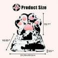 thumbnail image 5 of [Kawaii Cat Paw Cushion] Soft & Kawaii L-Shape Cat Paw Cushion | Faux Rabbit Fur Gaming Chair Pillow, Comfy Plush Floor Seat For Room Decor, Office Chair Cushion - Cute Gamer Girl Gifts, 5 of 11