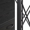 thumbnail image 6 of Fish Tank Stand for 55-75 Gallon Aquariums with Power Outlet - 3-Tier Storage Shelf for Aquarium/Turtle/Reptile Terrarium - 49.2 x 17.7 in Top - Black, 6 of 8