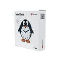 thumbnail image 5 of FGnano Adorable Penguin Shaped Cartoon Table Clock, Acrylic, Black, White & Yellow, 5.9"x5.7"x1.4", with White Gift Box, 5 of 5