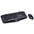 thumbnail image 1 of Lexma LX6000 Optical Ergonomic Gaming Keyboard & Mouse Combo, English - Refurbished, 1 of 5