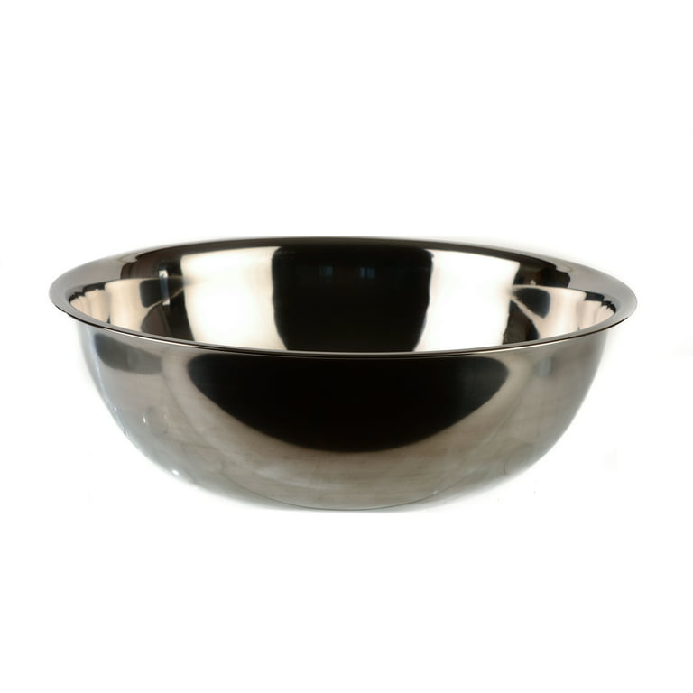 Stainless Steel Mixing Bowl Large 10 QT, Silver Very high quality bowl well  made