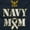Navy, variant on US Navy Mom Military Support Ribbon Women's Graphic T Shirt Tees Brisco Brands S