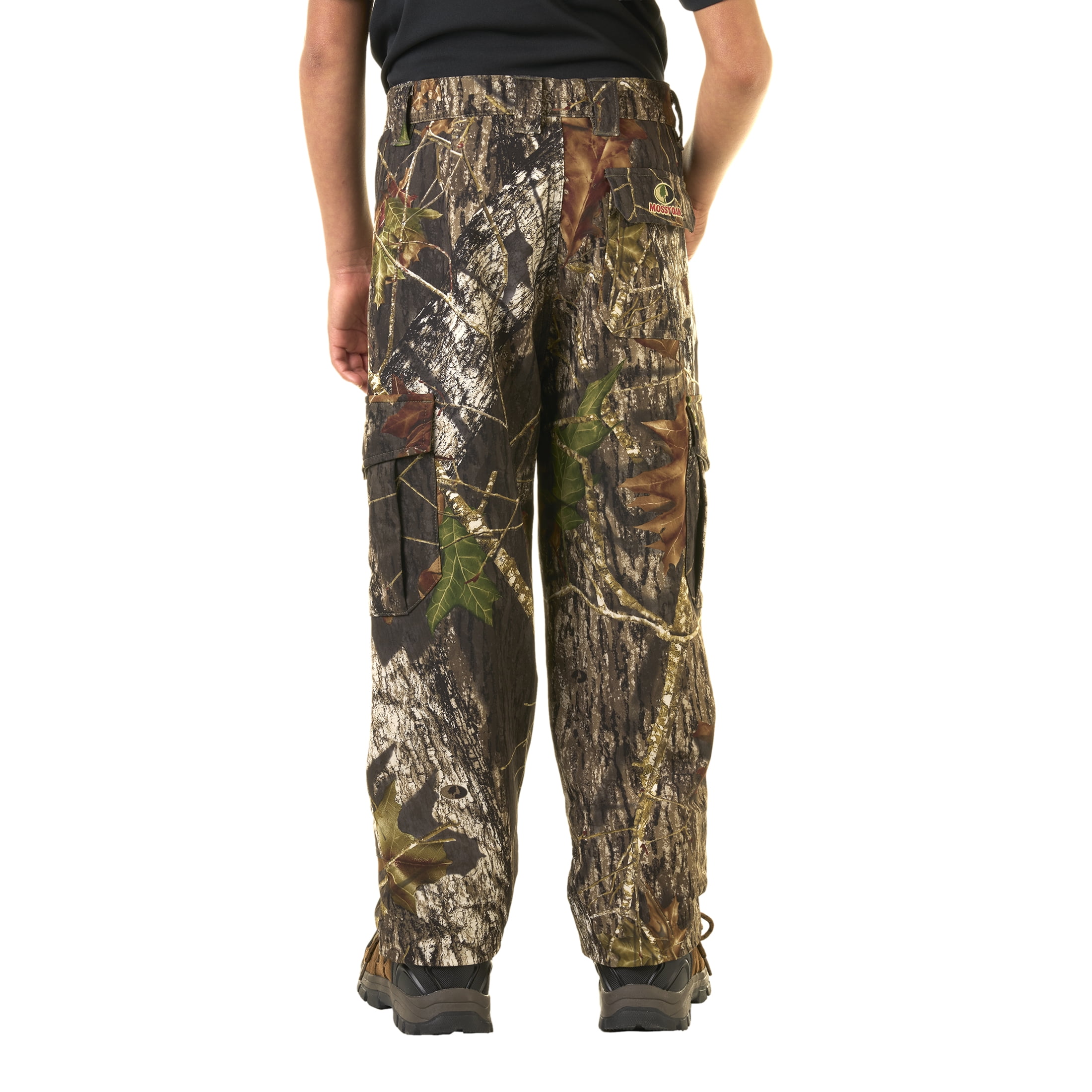 Mossy Oak Breakup Youth Stretch Cargo Hunting Pant, Mossy Oak Breakup, XL