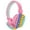 Pink, variant on Acuvar Wireless or Wired Bluetooth 5.2 Rechargeable Over The Ear Headphones with Silicone Fidget Pop Bubbles Microphone, Powerful Surround Stereo Bass and Passive Noise Cancelling (Pink)