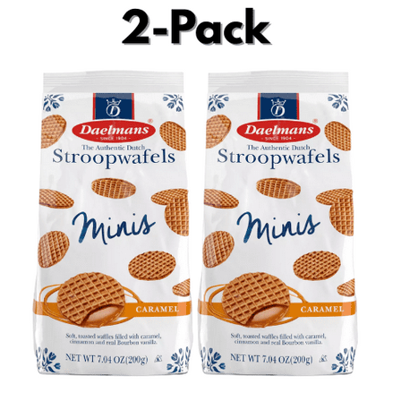 Daelmans Stroopwafels Minis Caramel 2-Pack 7.04 oz