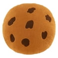 thumbnail image 2 of Round Cookie Pillow, Plush Chocolate Chip Throw Pillow for Couch, Soft Food Themed Cushion for Living Room, Bedroom, and Dorm Decor, Floor & Car, 2 of 3