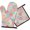 Pioneer Flower Floral Print Pattern-1, variant on Pioneer Flower Floral Print Pattern 1-Pack Oven Mitts Set, Heat Resistant Kitchen Gloves, 7.7" X 12"