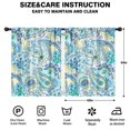 thumbnail image 2 of Blackout Kids Curtains,Paisley Pattern Childrens Insulated Curtains Set Of 2,Bedroom Essentials,Toddler Room Decor 42"x54"(106x137cm), 2 of 4