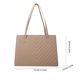 thumbnail image 2 of Bolso De Hombro Bolso de hombro acolchado para mujer Bolso de mano de gran capacidad de cuero PU (Caqui), 2 of 2