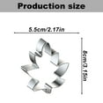 thumbnail image 3 of Under $5 1X Stainless Steel Cookie Cutter,Stainless Steel Cookie Cutter Leaf C,Stainless Cookie Cutters Set Diy Cake & Griddle Shapes for Creative Baking and Cooking, 3 of 4
