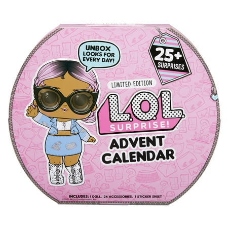 L.O.L Surprise! 2021 Limited Edition Advent Calendar Doll Playset, 25 Pieces