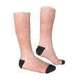 thumbnail image 3 of Balery Rose Gold Glitter Fun Novelty Socks Men'S Women'S Crew Socks Funny Crazy Novelty Socks Quirky And Cool Socks, 3 of 9