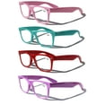thumbnail image 3 of 4 Pairs Colorful Reading Glasses - Comfortable Stylish Simple Readers Magnification +3.00, 3 of 4