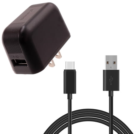 6ft Long USB-C Cable Home Wall Charger for Samsung Galaxy S24 Ultra/Plus - Power Adapter USB-C Wire Charging Cord AC Plug
