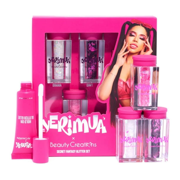 Set De Glitter Pegamento Beauty Creations X Yerimua Beauty Creations Cosmetics. FROUYERIGLITTERSET