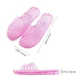 thumbnail image 6 of WRISTBIQUE 1 Pair Fashionable Hotel Slippers Women Breathable PVC Reusable for Indoor Use, 6 of 6