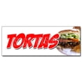 thumbnail image 1 of 36" TORTAS  Decal Sticker flatbread Sweet Cake Mexican Mexico Sandwich Grill, 1 of 1