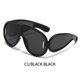 thumbnail image 1 of Gafas de sol con máscara ondulada para hombre y mujer, lentes de sol ovaladas de gran tamaño, de marca de lujo, a la moda, novedad de 2023 Fivean unisex, 1 of 2