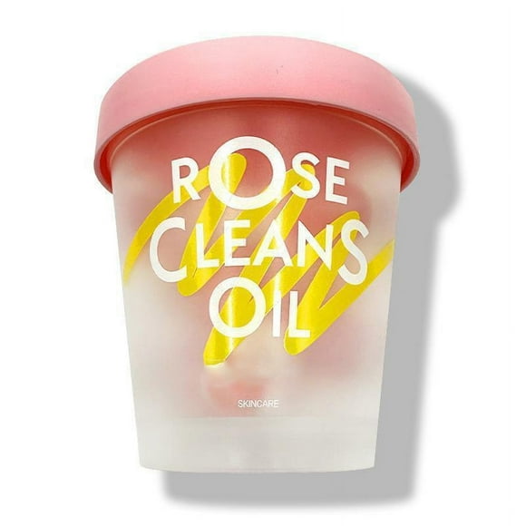 WIFKLSIIPG Cleansing Oil Mini Set 2ml*20 Deep Cleansing and Gentle Facial Cleansing Oil Rose Small Package Disposable Makeup Remover Oil Mini Bottles