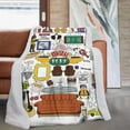 thumbnail image 2 of Friends Blanket TV Show Fleece Throw Blanket,Soft Warmer Flannel Blanket,Double-Layer Printed Blanket for Couch,Bedding,Sofa,Living Room and Camping All Season 80"X60", 2 of 6