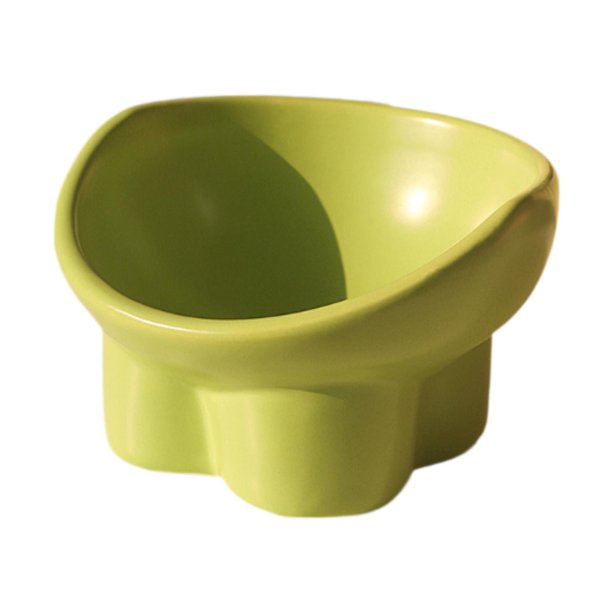 Cuenco para gatos, comedero para perros pequeños y medianos, cuenco de alimentación para mascotas antideslizante portátil, cuenco para beber verde