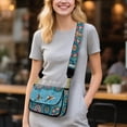 thumbnail image 2 of ZUXONGSY Boho Mandala Hummingbird Print Shoulder Bag for Women Lightweight Crossbody Travel Purse Casual Satchel with Adjustable Wide Strap for Shopping Working, 2 of 7