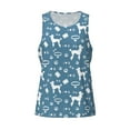 thumbnail image 4 of Gaeub Poodle Dog Men's Athletic Tank Top, Workout Sleeveless Shirts, Running Tank Tops for Gym, Running, Training - X-Large, 4 of 9