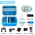 thumbnail image 2 of Kids Camera Case Compatible with Seckton/for Goopow/for Dylanto/for ESOXOFFORE/for Agoigo/for GKTZ/for Anchioo Digital Waterproof Camera. Portable Instant Print Cameras Storage-Blue, 2 of 7