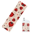 thumbnail image 2 of Picia Red Ladybug Pattern Cooling Towels (40"x12") Cool Towel, Cold Towel, Microfiber Soft Breathable Chilly Ice Towel, 2 of 9