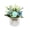 🔥 Blue_New#640, variant on Artificial Rose Bush in Pot Artificial Flowers for Home Living Room Office Desk Decor Photography Props Small Potted Faux Plant Centerpiece