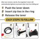 thumbnail image 2 of Zip Tie Organizer Cable Tie Organizer Holder Glow in the Dark Strong Efficient Solution, 2 of 5