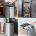 thumbnail image 2 of lanema HandsFrees 15L Trash Bin Holders With 1200mAh Battery For Contemporary Homes, 2 of 18