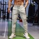 thumbnail image 4 of Pantalones pitillo de seda de hielo para hombre, pantalón de chándal informal para gimnasio, pesca, transpirable, secado rápido, deportes al aire libre, ciclismo, Jogging, entrenamiento, 4 of 5