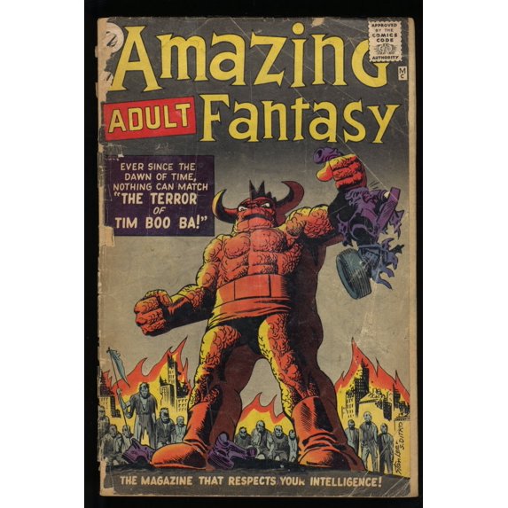 Amazing Adult Fantasy #9 FA/GD 1.5 Steve Ditko Cover! Stan Lee! Comic Book