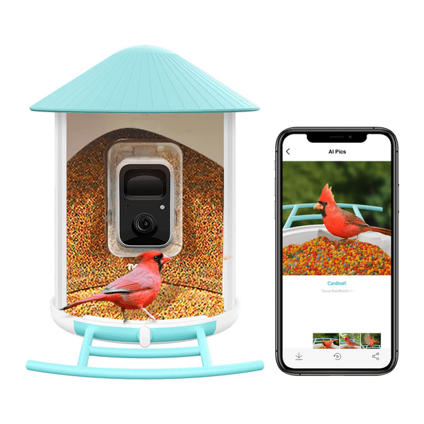 Smart Bird Feeder Camera, Netvue Birdfy Automatic Outdoor Bird