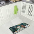 thumbnail image 2 of SKYSONIC Kitchen Rugs,Cute Christmas Snowman Non Slip Washable Cushioned Carpets Polyester AntiFatigue Comfort Porch Floor Mat Doormat Christmas Decoration 39×20 in, 2 of 6
