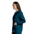thumbnail image 2 of Landau Scrub Zone Relaxed Fit 2-Pocket Snap-Front Scrub Jacket for Women 75221, 2 of 5