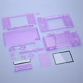thumbnail image 4 of eXtremeRate Clear Atomic Purple Replacement Full Housing Shell Buttons for Nintendo DS Lite NDSL - Console NOT Included, 4 of 7