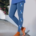 thumbnail image 1 of MKLEKYY Leggings de entrenamiento casuales para mujer, pantalones con bloques de color estampados con cintas, leggings suaves y elásticos, 1 of 3