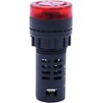 thumbnail image 1 of HUGFEGWE Buzzer Alarm Light - AC/DC 24V Red LED Buzzer Alarm Signal Indicator Light Panel Indicator Flashing CJB91-31412, 1 of 7