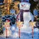 thumbnail image 4 of pstuiky Luces solares navideñas con forma de estrella|árbol de Navidad y copo de nieve. Múltiples modos de iluminación. Luces solares de suelo para decoración navideña exterior, 4 of 7